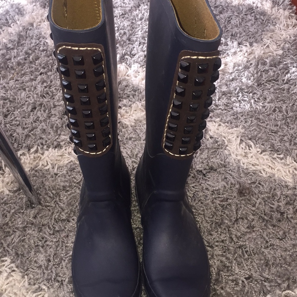 Navy Blue BCBG Rainboots